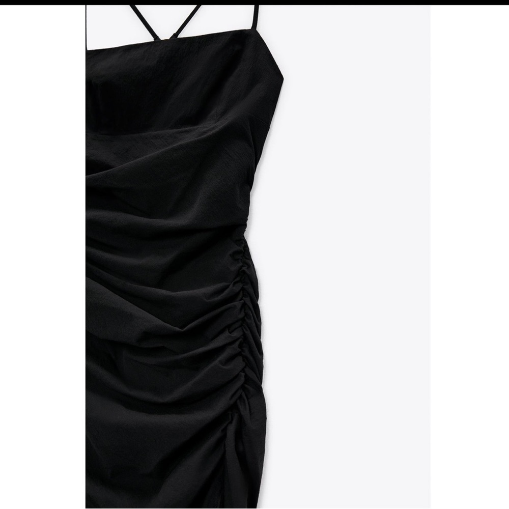 Zara draped midi dress - Picture 4 of 5